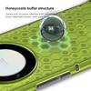 KEYSION Stoßfeste Rüstungshülle für Huawei Honor X9A 5G, weiches Silikon + PC, transparente Waben-Telefonrückseite für Honor X9 5G