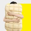 Yousheng Pineapple Bun Pillow, Fluffy Quilted Bed Pillow, Cooling Marshmallow-Soft Pillow for Adults Bedroom Dorm Bed Sleeping