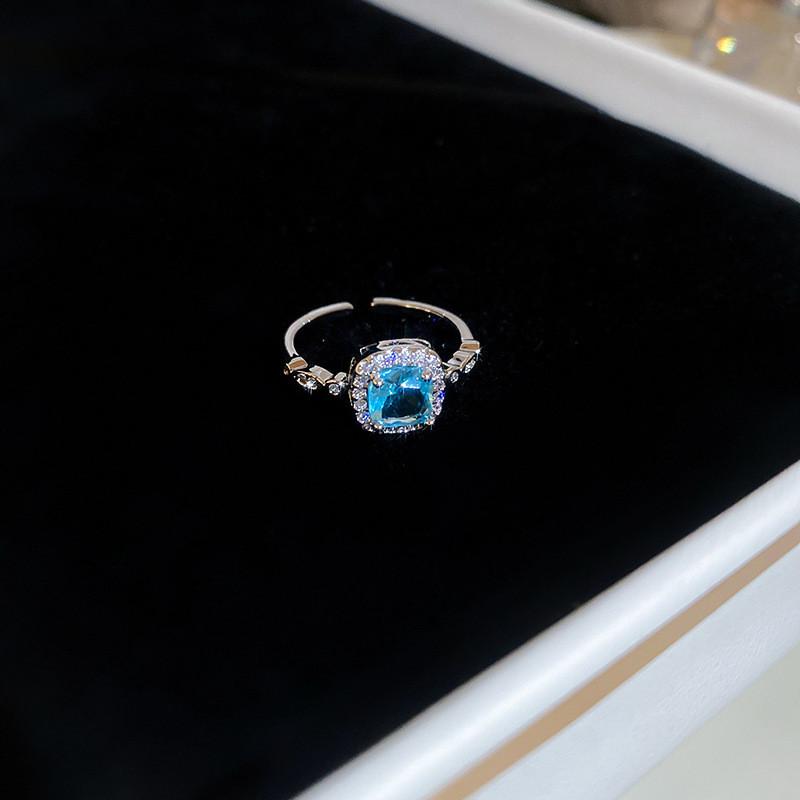 Copper Zircon Stone Square Cuff Bracelet For Fashionconscious Women Style 2