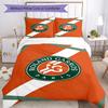 3pcs Roland Garros Bedding Set Duvet Cover Closure Includes 1 Duvet Cover & 2 Pillowcases, Soft and Comfortable for All Seasons.