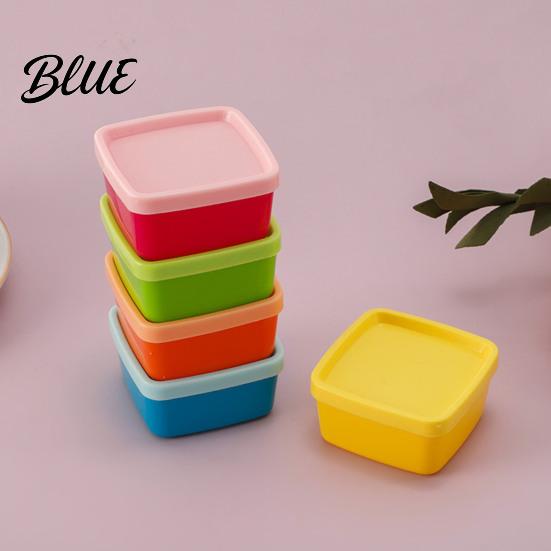 Durable Kitchen Storage Containers Reusable Box Lids with 5Pcs Mini Stackable Plastic Minimalist Solutions Heart/Square/Flower Shape Food Organizer