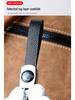 Genuine Cowhide Car Key Case for Jaguar XEL, XFL, XF, XE, F-Pace, XJ - Women's High-End Smart Model with Buckle.