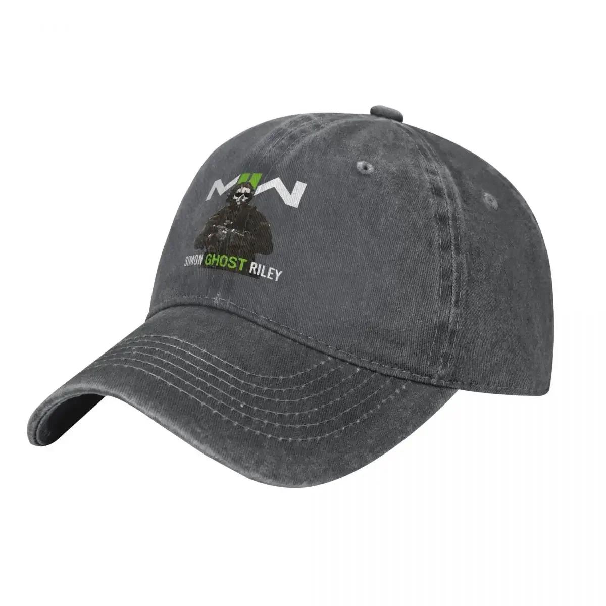 Washed Unisexs Baseball Cap Simon Riley Trucker Snapback Caps Dad Hat Ghost MW2 COD Calls Of The Duty Golf Hats One Size