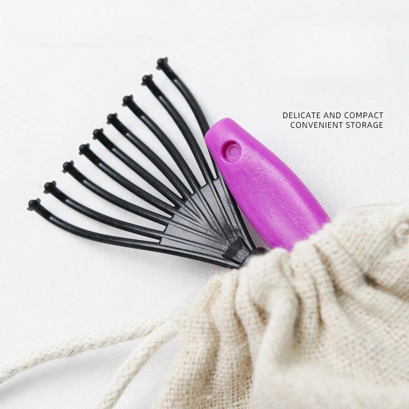 1PC Professional Hair Salon Aluminum Comb Hair Brush Cleaner Plastic Handle Cleaning Brush Remover Embedded Cleaning Products