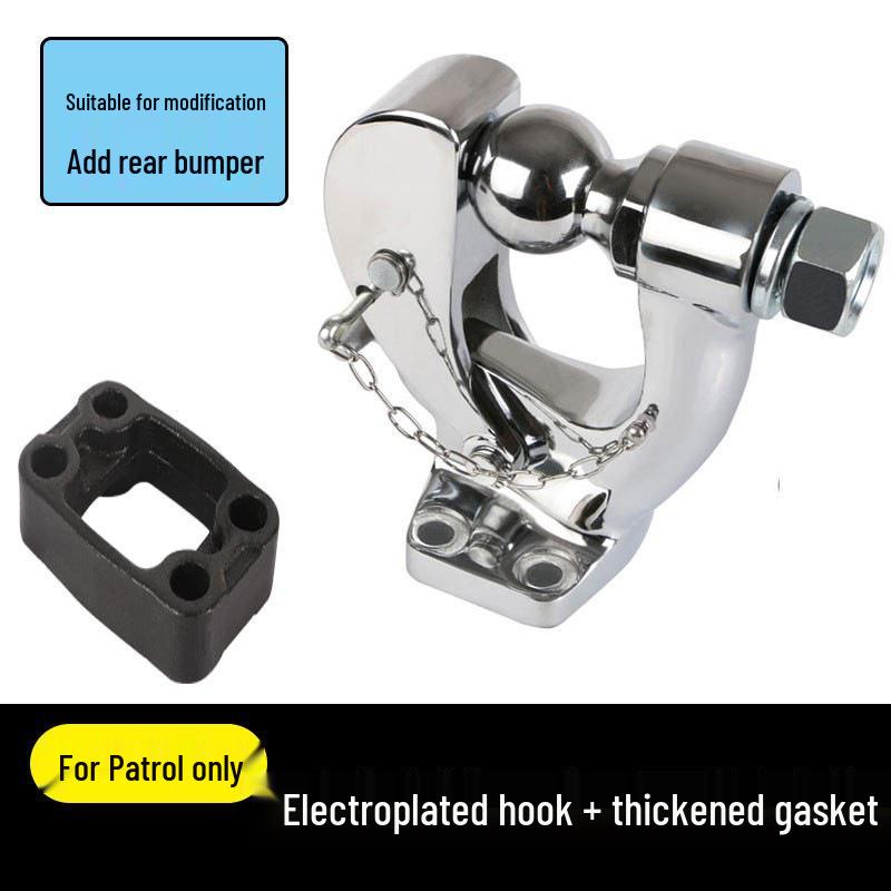 Nissan Patrol Y62 Trailer Hitch & Y61 Stainless Steel Quick Release Towing Hook