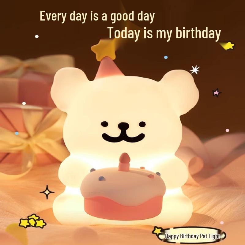 

Stylish Dog Night Light - Children s Bedroom Bedside Lamp, Ideal Gift for Girls Birthdays. Regular