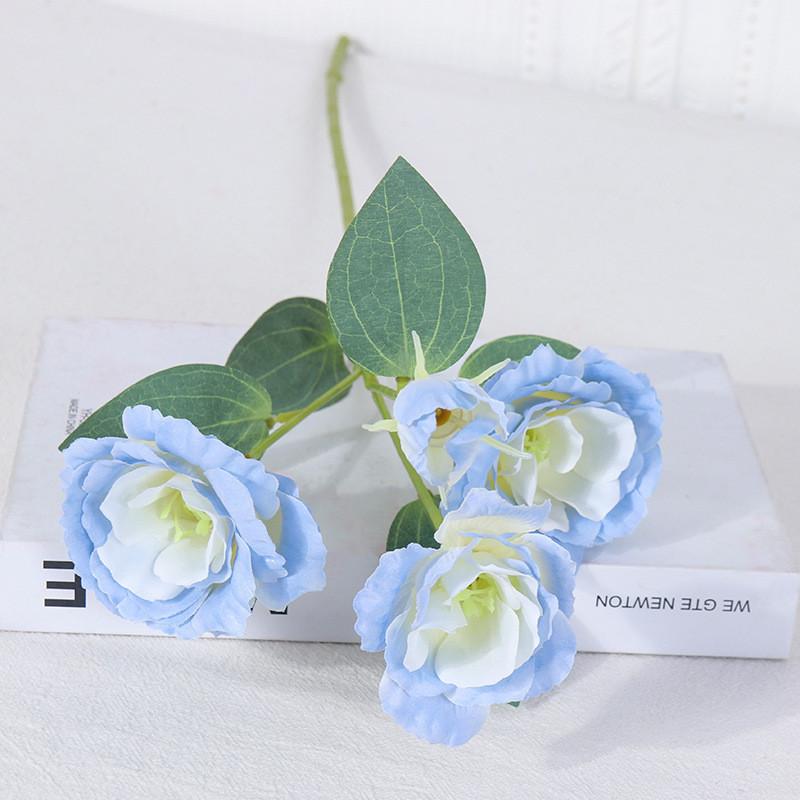 Artificial Eustoma Flower Bouquet For Wedding Party Decor Gift For Loved Ones
