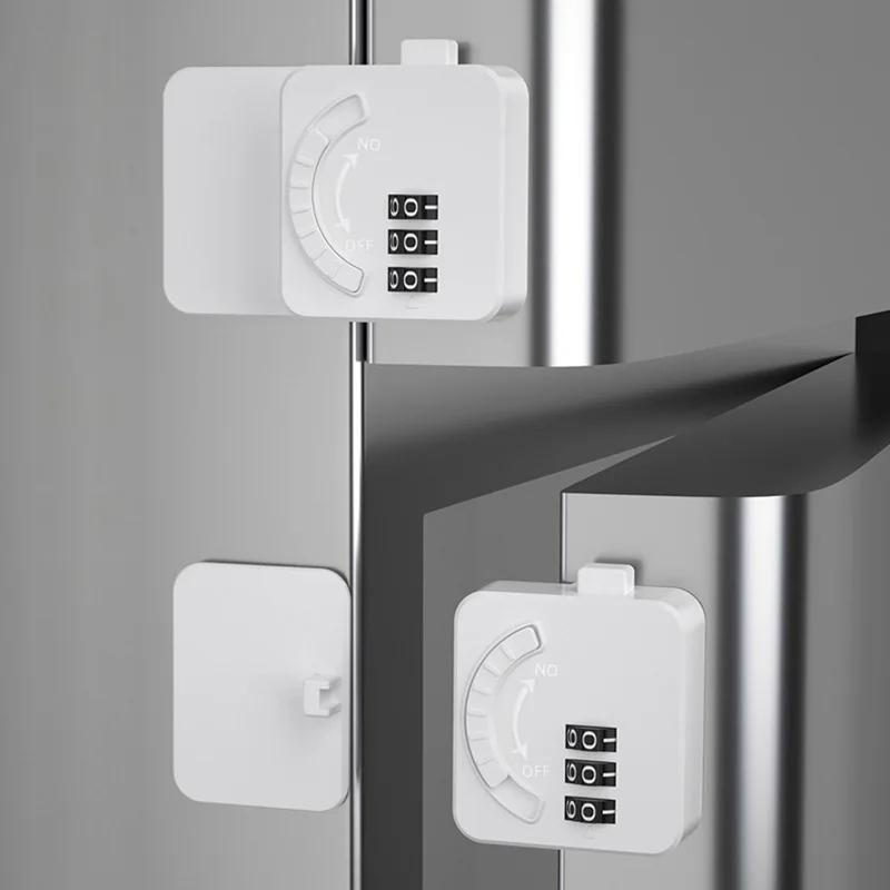Kids Security Protection Password Lock For Fridge Drawer Cabinet Door Locks Abs Material Multi-Function Home Safety Locker
