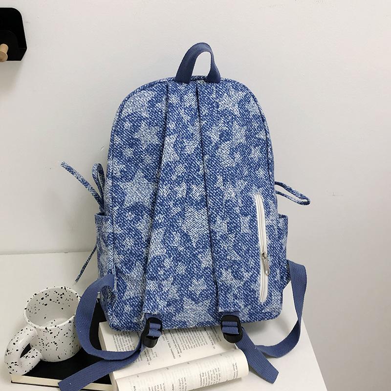 Schoolbag high value ins sweet wind girl bow plaid backpack Han Faner design sense primary and secondary school backpack