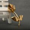 Elegant Rose Brooch Pin Suit Wedding Groom Jewelry