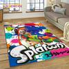 Splatoon3 PC Gamer Kreskówka Gra Dywanik do Sypialni Salonu Domu Dekoracja Sofy,Gra dla Dzieci Duży Dekor Mata Podłogowa Prezent