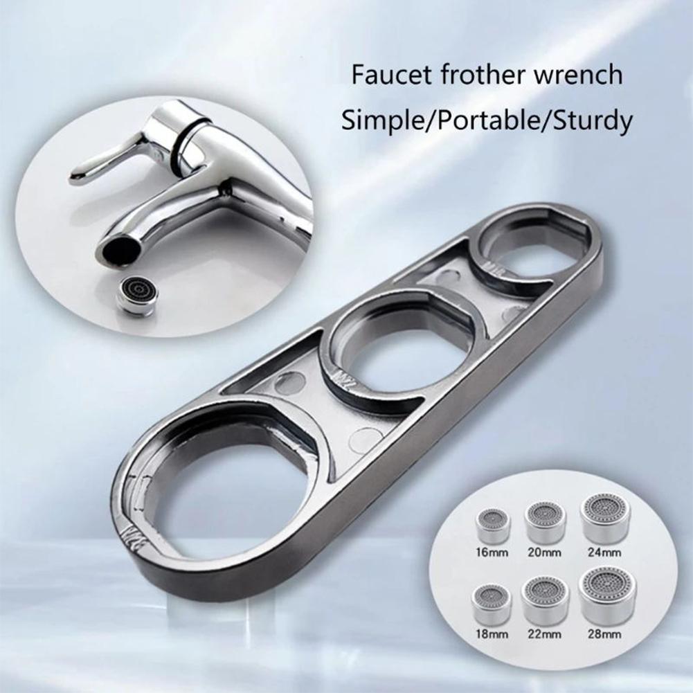 Faucet Aerator Wrench Flows Adjusting Faucet Bubbler Wrench Multi-Purpose Faucet Aerator Extraction Tool for Homeowners Plumbers