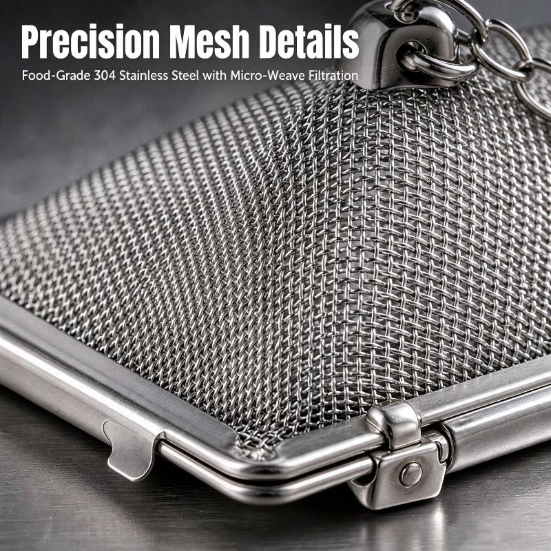 304 Stainless Steel Pyramid Tea Infuser Ultra Fine Mesh Filter For Home Office Loose Leaf Tea Brewing
