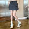 Summer Ins Korean Cargo Short Skirts Women Quick Drying Dress Girls Drawstring High Waist Thin Skirt