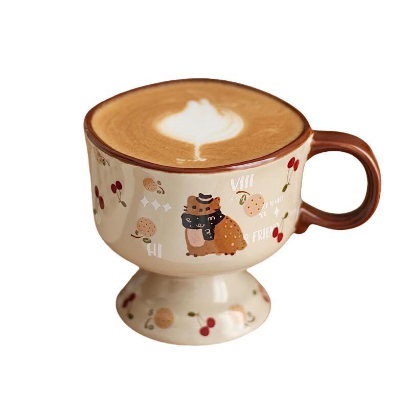 Duoli Ceramic Animal Dessert Mug Set (2-Pack)