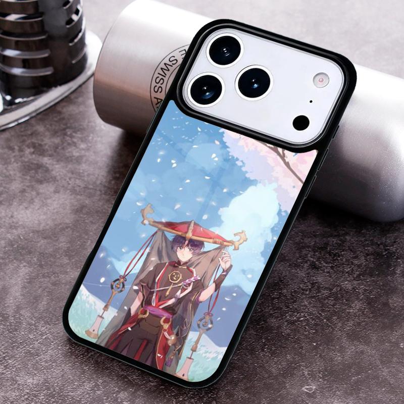 Scaramouche Genshin Impact Phone Case For iPhone 17,16e,15,14,13,12,11,Mini,Pro,MAX soft Silicone Cover