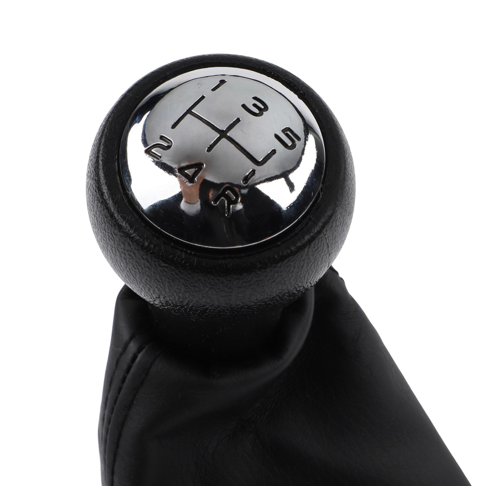 

5 Speed Knob Shift Knob With Boot PU And ABS Material Perfect Match Easy Installation Car Gear Shift Accessories China Mainland