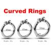 2024 New Metal Chastity Cage Male 2 Type Cock Cage Penis Ring Slave Bondage SM Sissy Gay Chastity Devices Adult Sex Toys For Men