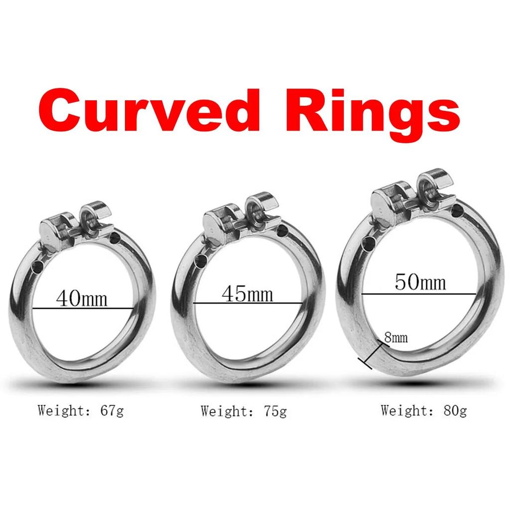 2024 New Metal Chastity Cage Male 2 Type Cock Cage Penis Ring Slave Bondage SM Sissy Gay Chastity Devices Adult Sex Toys For Men