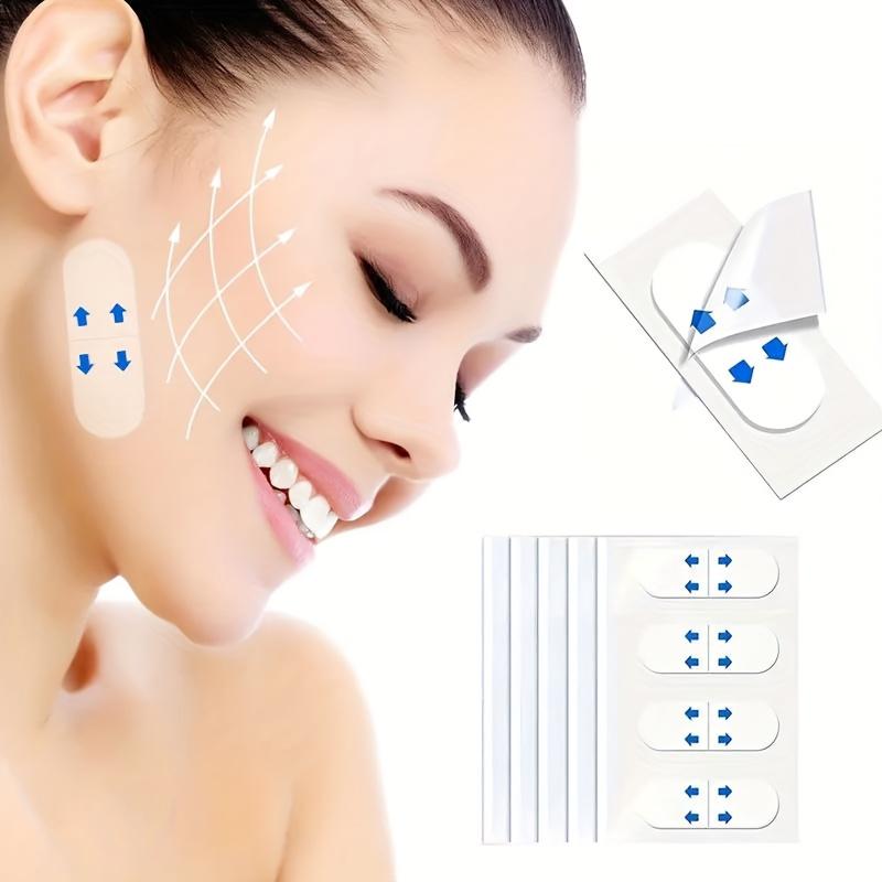 200pcs Seamless Facial Patches for Smooth Light Beige Ideal for Double Chin & Face Care, Beauty Tools for Men & Women
