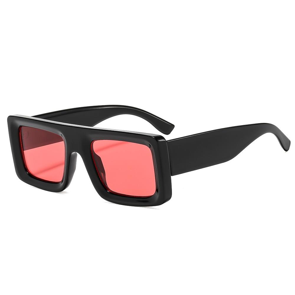 European And American New Square High-End Sunglasses Casual Versatile Outdoor Anti-Ultraviolet Sunglasses Internet Celebrity Sunglasses