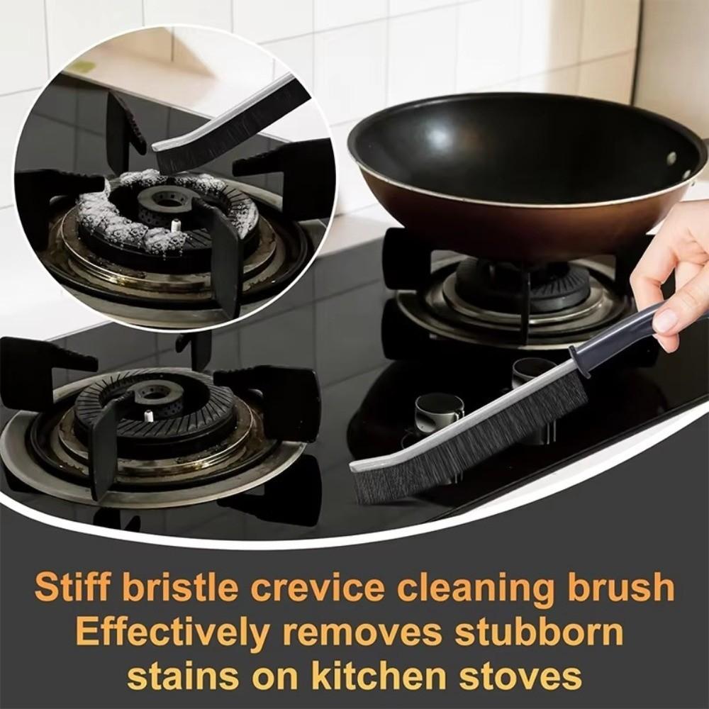 Hard Bristle Crevice Cleaning Brush Gap Cleaning Tool  for Bathroom /Shower /Window Tracks/ Kitchen