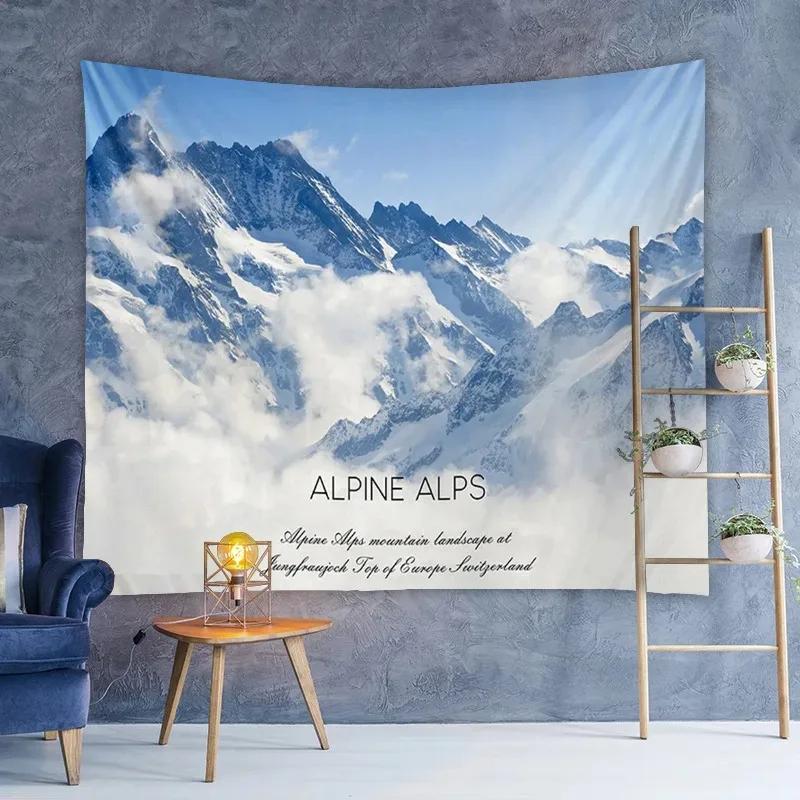 Простой пейзаж Океан Фон Гобелен Спальня Гостиная Гобелен Украшения Дома Настенный — фото 13