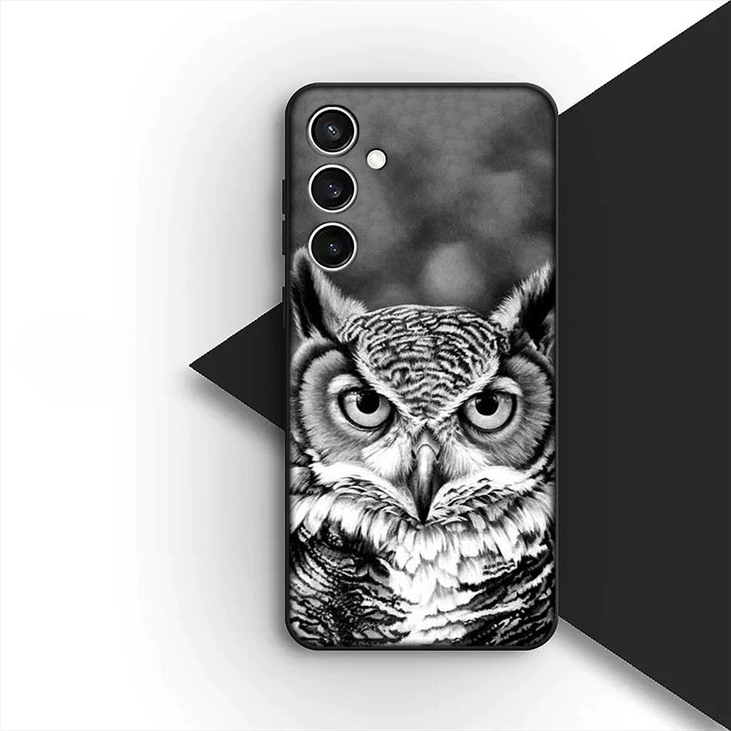 Wallpaper Owl Bird Silicone Phone Cover for Motorola Moto G86 G57 E14 E15 G14 G34 G35 G84 G24 A54 G15 Power E22 Soft Case