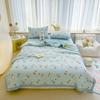 Ultra-Soft Summer Cooling Quilt - Lightweight, Breathable & Skin-Friendly with Embossed Floral Print Design for All Seasons - Perfect for Bedroom