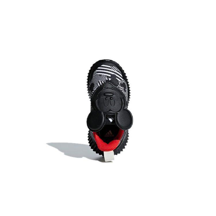 adidas Fortarun Mickey AC I Abrasion Resistant Breathable Low Top Toddler Shoes Black White Infant And Toddler D96916
