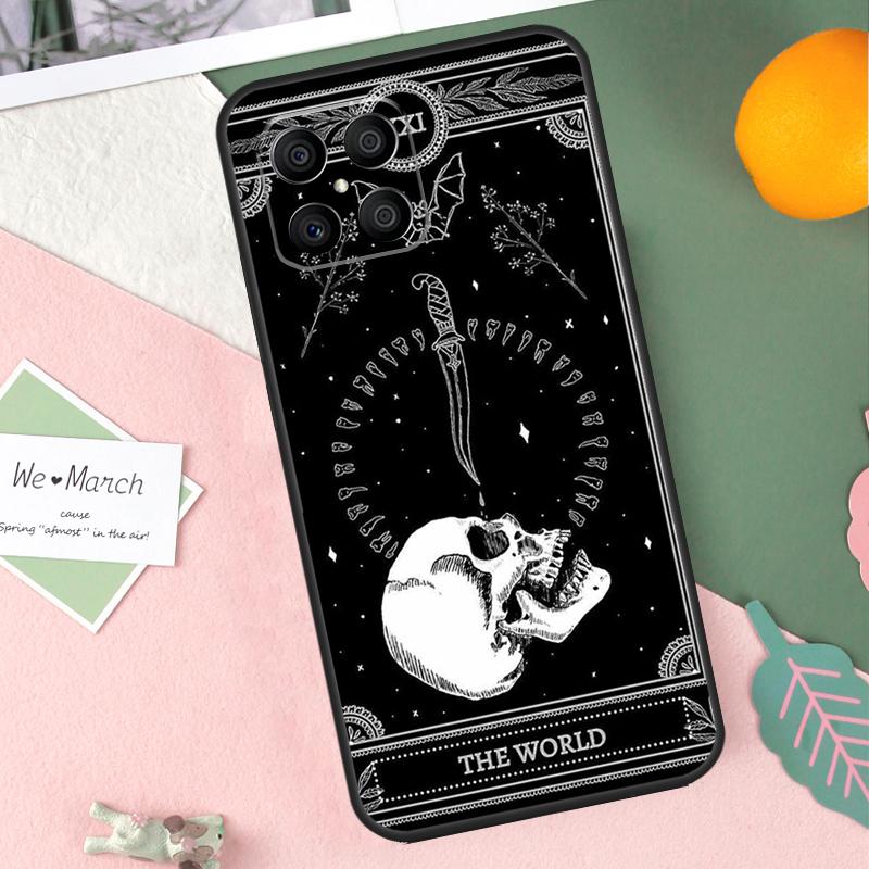 Witches Moon Tarot Case For Huawei P20 P30 P40 Lite P50 Pro Nova 5T P Smart 2021 Funda For Honor 50 70 X8 X9