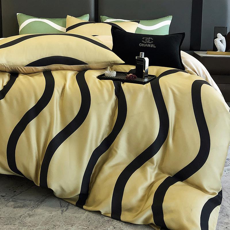 New  Luxury 100% Tencel Bedding Sets - High - Density, High - Count for 1.5m/1.8m/2.0m Beds