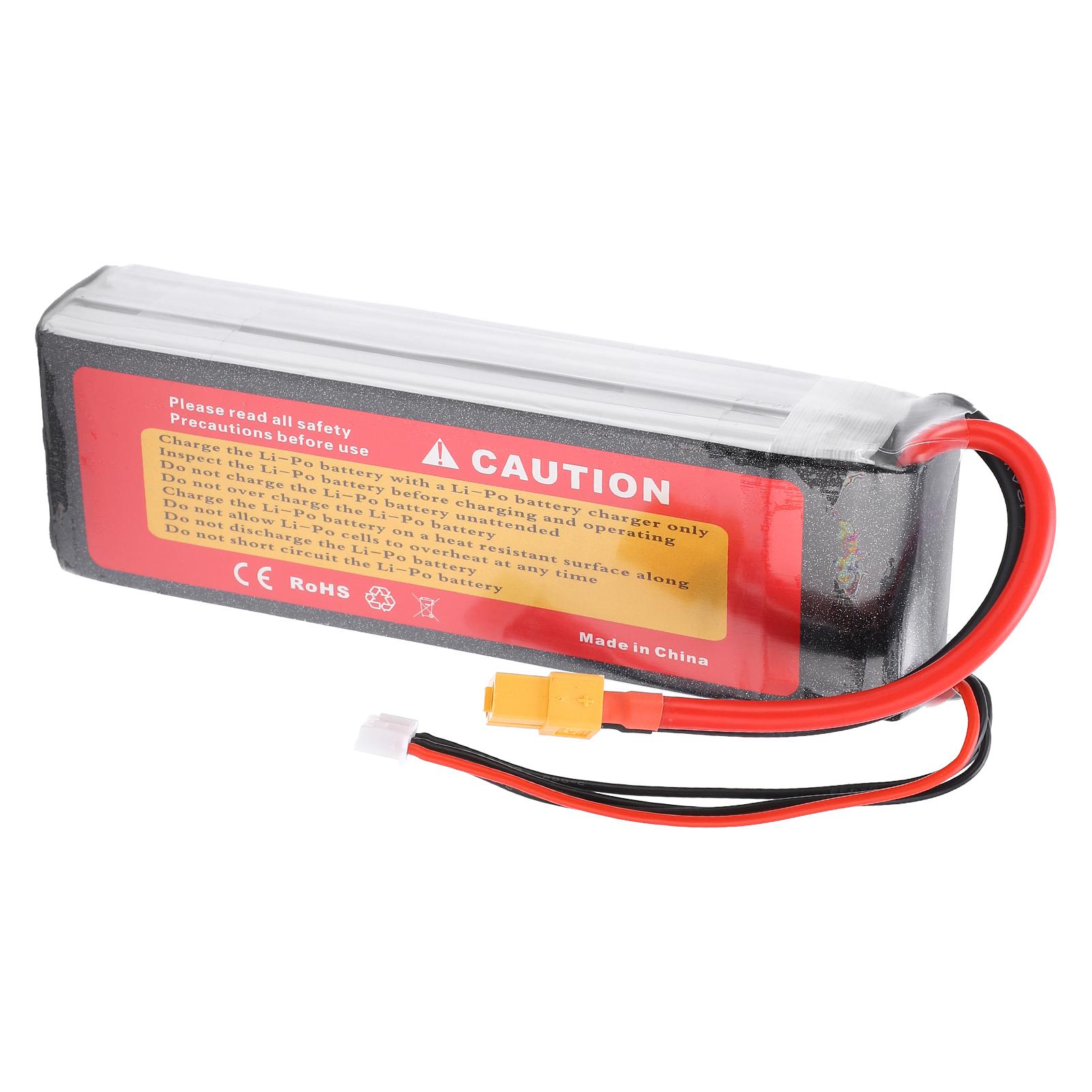 

6000mAh LargeCapacity Літієва батарея 11.1V 45C 3S XT60 Plug Model LiPo батарея