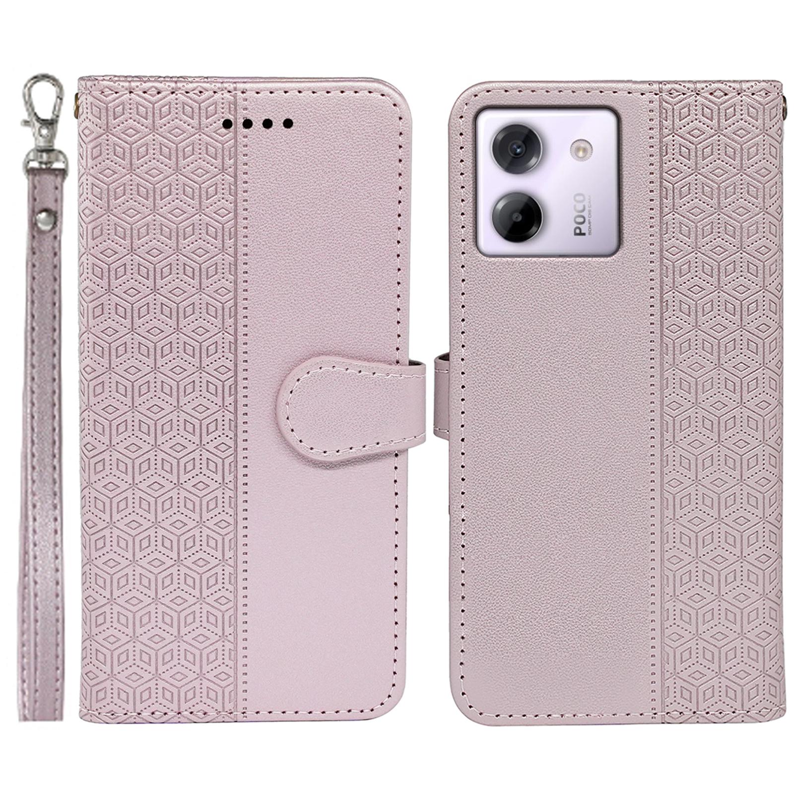 

For Xiaomi Poco M7 Pro 5G Wallet Phone Case Pattern Imprint Leather Flip Cover D