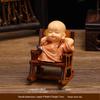Zen Monk Resin Ornaments: Creative Chinese Home Decor for Porch or Bookcase Housewarming Gifts