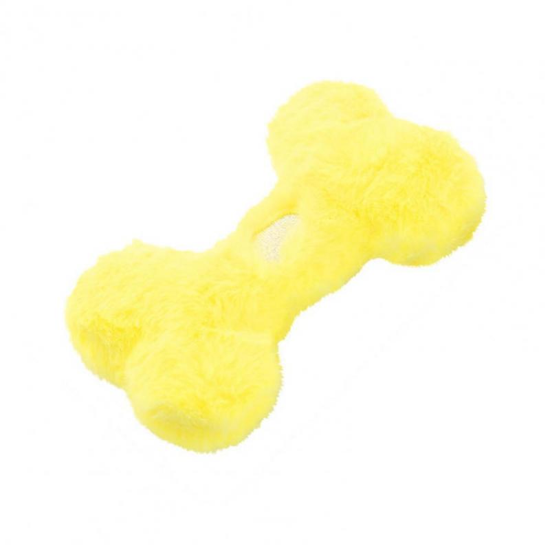 

Прочная игрушка для собак и кошек. Прочные плюшевые игрушки для маленьких собак. Пищащая игрушка для домашних животных со встроенным звуком. Игрушка для жевания для любителей жевать. жёлтый