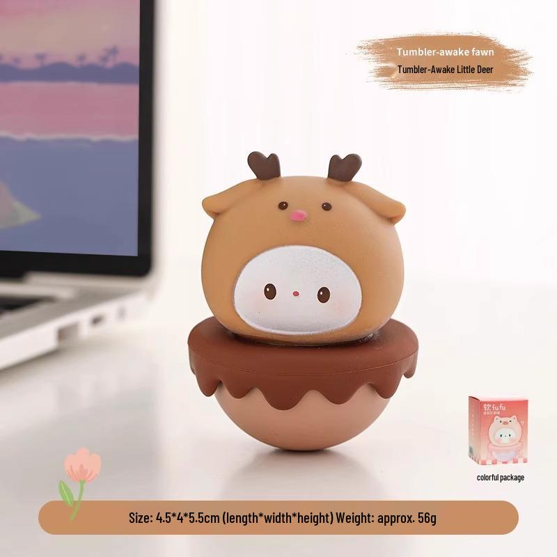 

Adorable Roly-Poly Emotion Ornaments: Stress Relief Desktop Decorations, Perfect New Year Gift for Girls