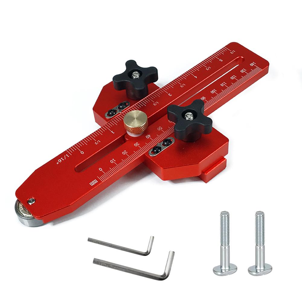 Safety Table Saw Jig Thin Rip Jig for Making Repetitive Narrow Thin Strip Fits for 3/8" X 3/4" T Slot Woodworking Tools