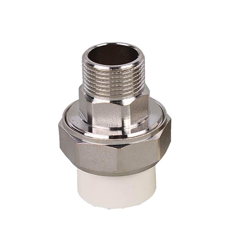 PPR Stainless Steel Union Hot Melt Pipe Connector