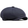 HT4662 Mens Berets Women Spring Summer Sun Caps Artist Painter Beret Hat Male Female Ivy Flat Cap Adjustable Octagonal Beret Cap
