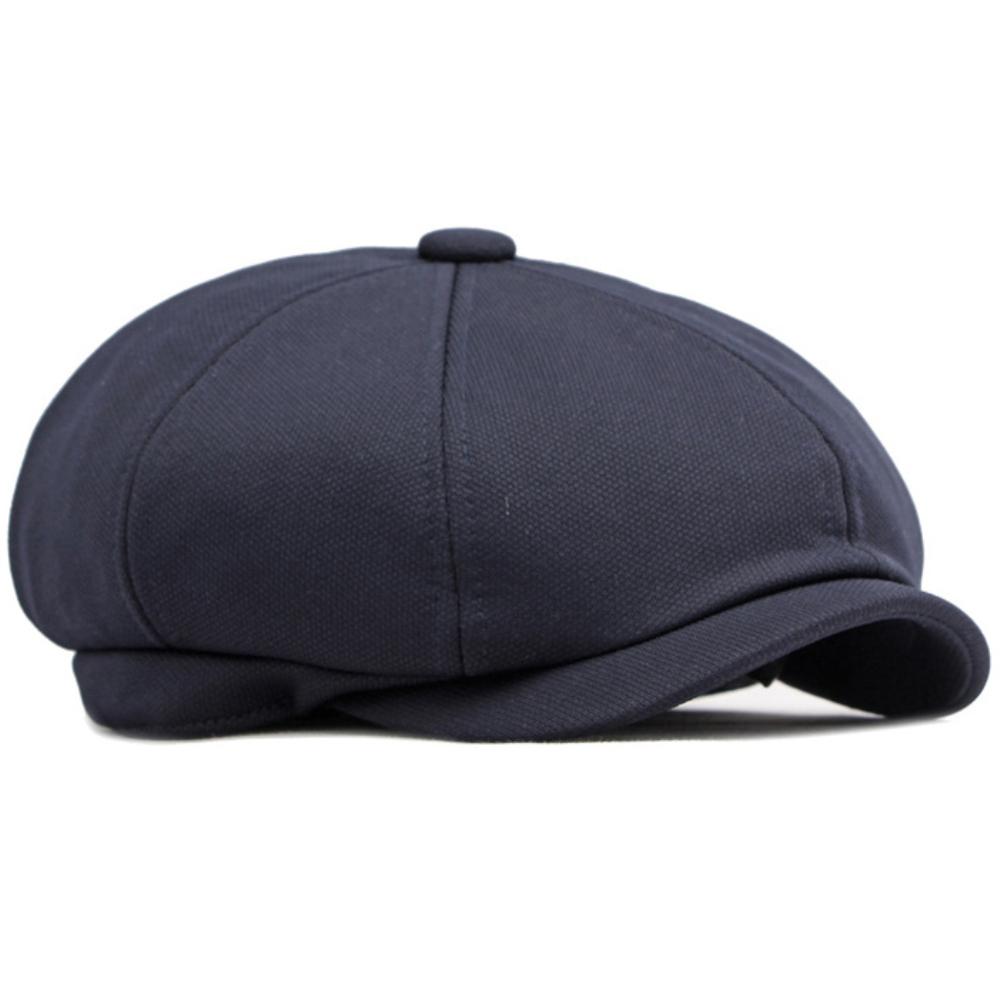 HT4662 Mens Berets Women Spring Summer Sun Caps Artist Painter Beret Hat Male Female Ivy Flat Cap Adjustable Octagonal Beret Cap