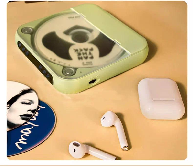 Compact Bluetooth CD Player with Speaker for Students & Early Education