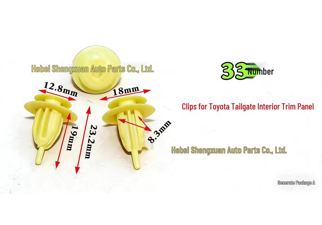 Universal Nylon Door Panel & Trim Fixing Clip for Cars