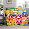 Happy Plim Friends Blanket Flannel Blanket for bed, sofa, Camping, Hiking, Picnic Essentials, gift for family Fan gifts