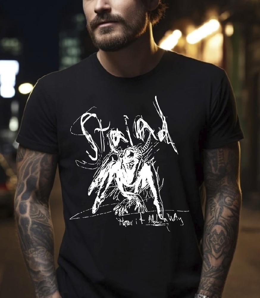 Staind Band Throw It All Away Black T-Shirt, S-5XL Unisex T-Shirt S