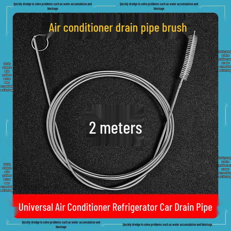 Air Conditioner Drain Pipe Cleaning Brush for Unclogging and Leak Prevention