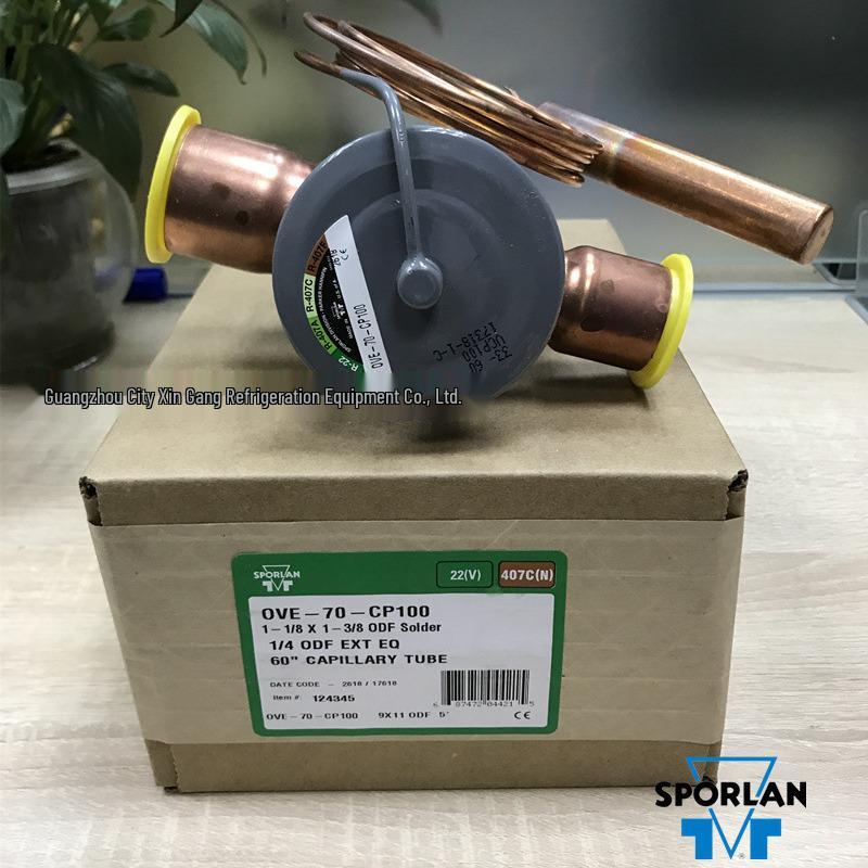 SPORLAN Thermal Expansion Valve for Air Conditioning and Refrigeration OVE-70-CP100 CP100