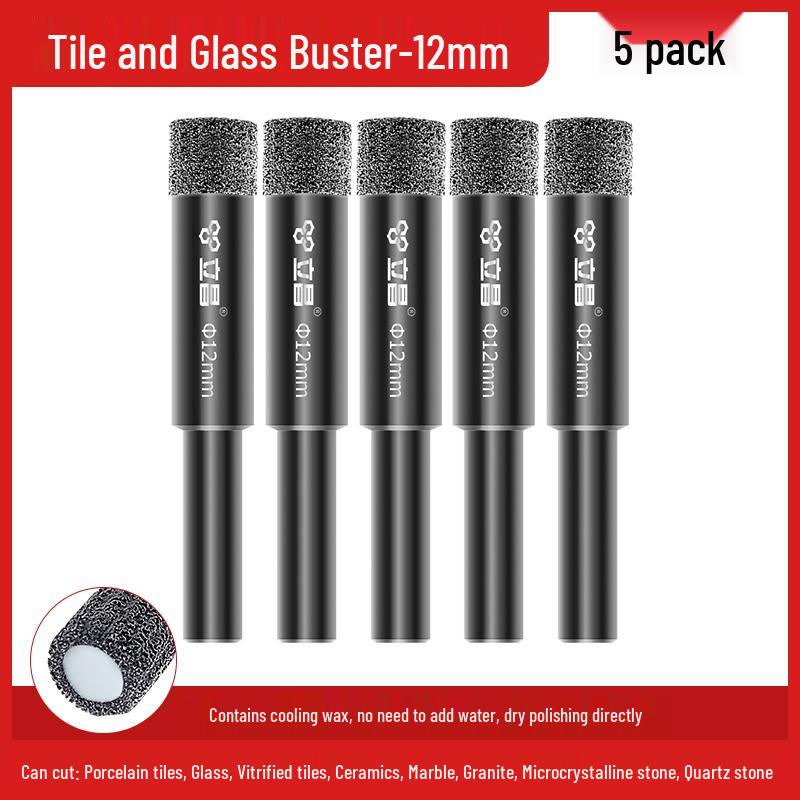 Tile and Glass Drill Bit - Hole Saw for Marble and Tile Drilling