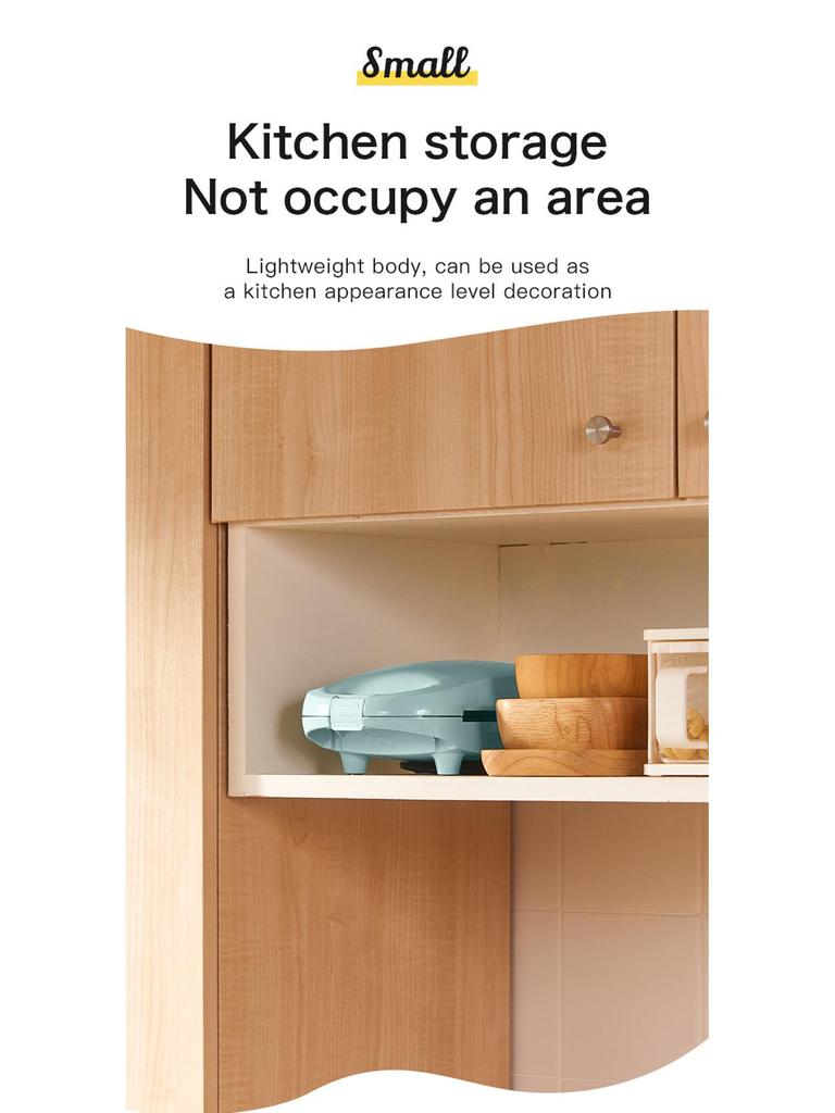 Electric Sandwich & Waffle Maker Toaster Press for Breakfast