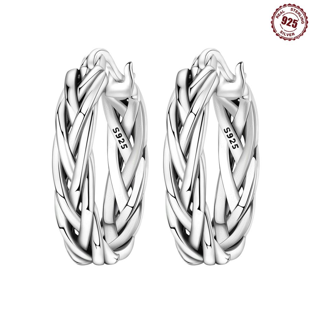 925 Sterling Kupfer kreative rosa Kronen Ohrringe, elegante und schlichte Ohrringe, Zirkon gefertigt für den täglichen Gebrauch und zur Präsentation